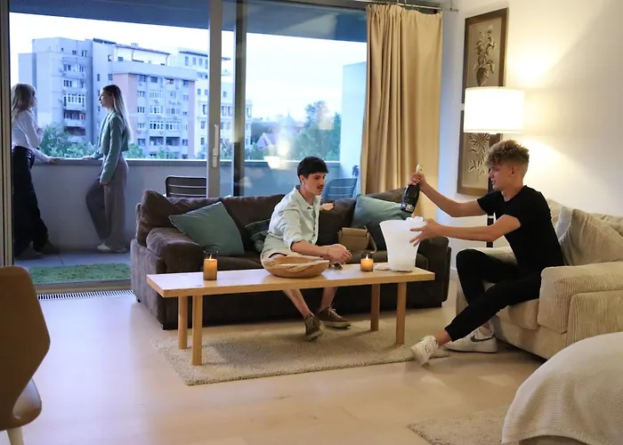 Vernescu 4 Luxury Living - Terrace Chic Apartament Bucureşti